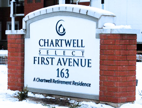 Cartwell Select First Avenue Exterior Dimensional Signage Design Fabrication and Install
