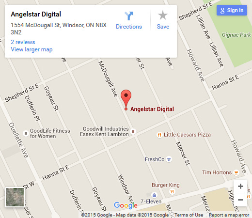 Where to find us? - Angelstar Digital on the map!