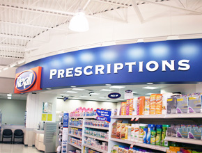 Rexall Interior Signage Fabrication and Install