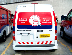 Canada Post Vehicle Graphics Print and Fabrication