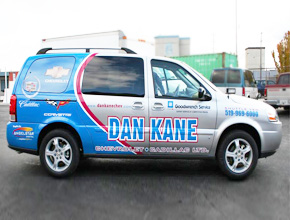 Dan Kane Vehicle Wrap Design Print and Install