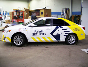 Paladin Security Vehicle Wrap Print and Install