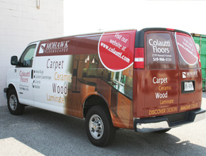 Colautti Floors Vehicle Wrap Design Print and Install